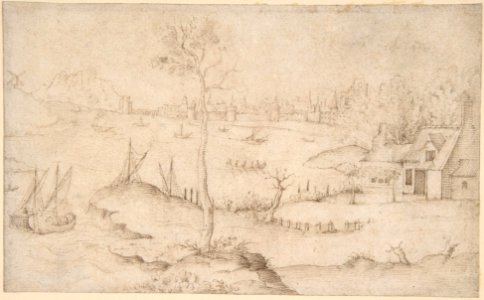 Landscape with a Walled City and a Large Body of Water MET DP801194