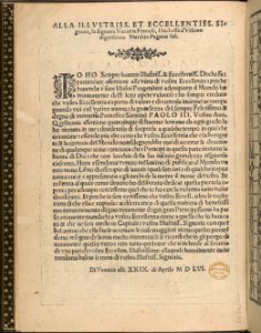 La Gloria et l'Honore di Ponti Tagliati, E Ponti in Aere, title page (verso) MET DP360842