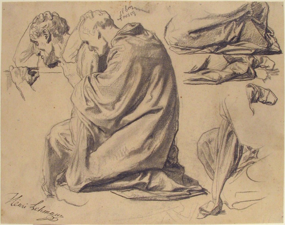 Kneeling Draped Male Figure, Facing Left MET 1983.307