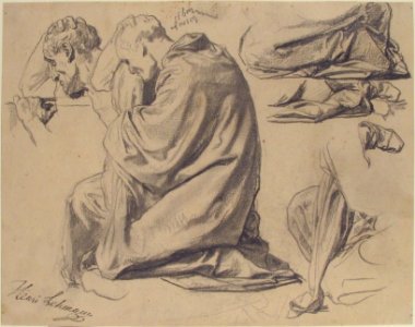 Kneeling Draped Male Figure, Facing Left MET 1983.307