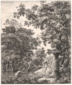 Landscape with Alpheus and Arethusa, from the Series of Six Mythological Scenes MET DP876278