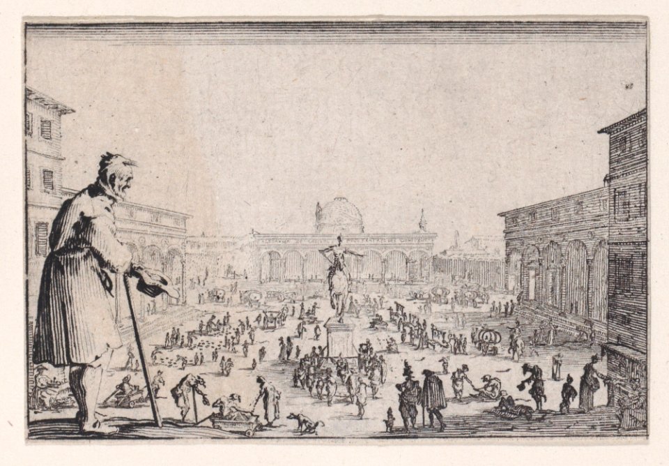 Le Marché de la Place de L'Annonciade a Florence Met DP888267