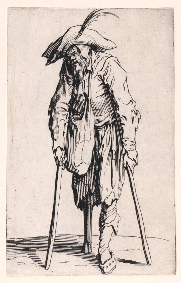 Le Mendiant a la Jambe de Bois (The Beggar with a Wooden Leg) Met DP890633