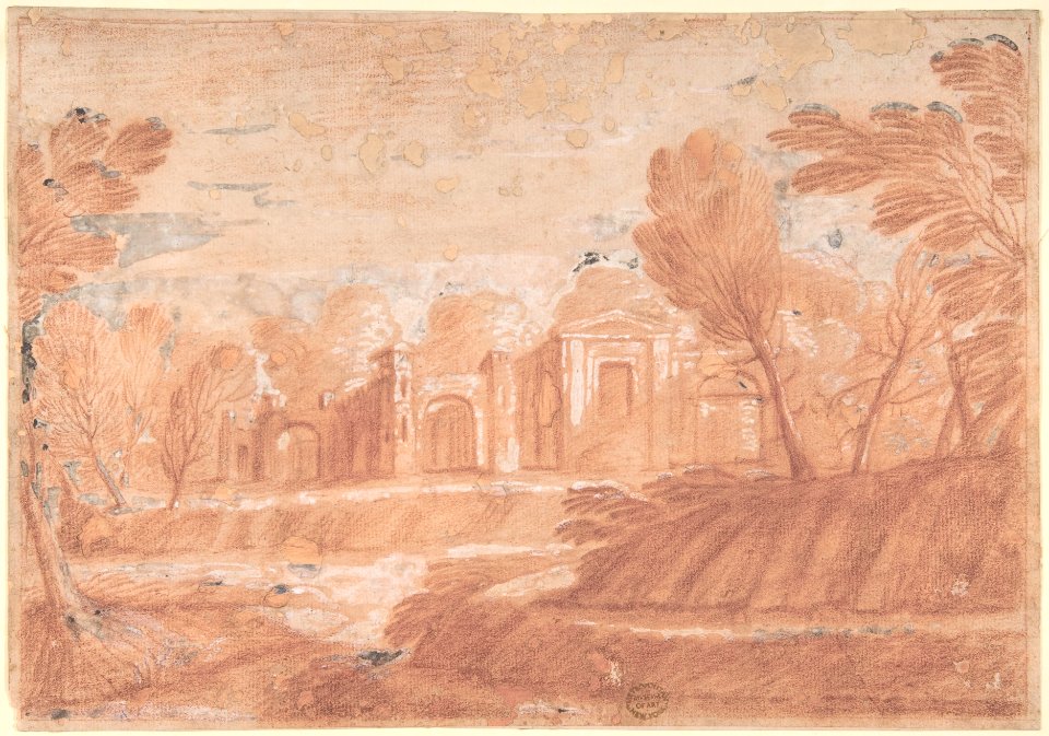 Landscape with Architectural Structure MET DP802188
