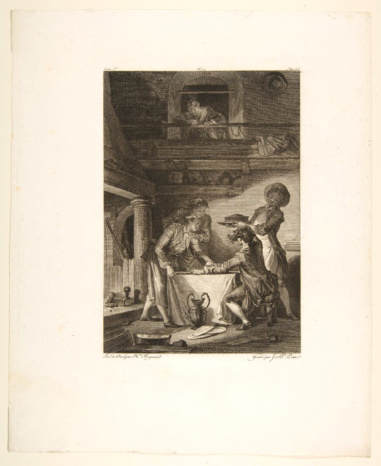 Le Pate d'Anguilles, from Contes et nouvelles en vers par Jean de La Fontaine. A Paris, de l'imprimerie de P. Didot, l'an III de la République, 1795 MET DP813944