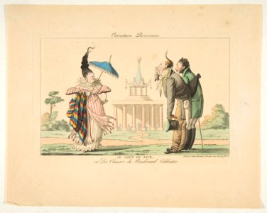 Le Goût du Jour ou Des Chinois du Boulevard Coblentz, from Caricatures Parisiennes MET DP818666