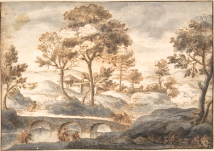 Landscape with Bridge MET DP802286