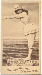 Lecuyer, Palais Royal, from the Actors and Actresses series (N45, Type 1) for Virginia Brights Cigarettes MET DP829788
