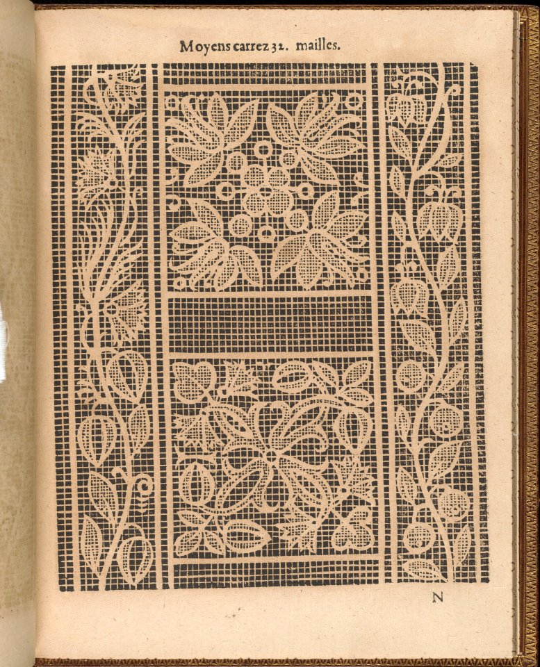 La Pratique de l'Aiguille, page 48 (recto) MET DP358215