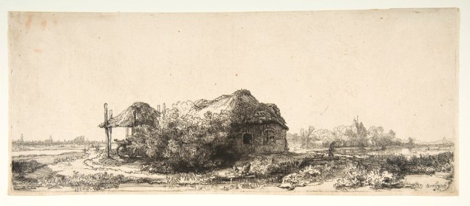 Landscape with a Cottage and a Haybarn MET DP814584