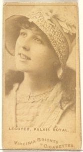 Lecuyer, Palais Royal, from the Actors and Actresses series (N45, Type 1) for Virginia Brights Cigarettes MET DP829787