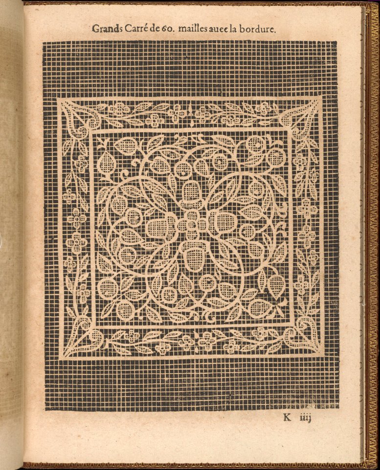 La Pratique de l'Aiguille, page 39 (recto) MET DP358192