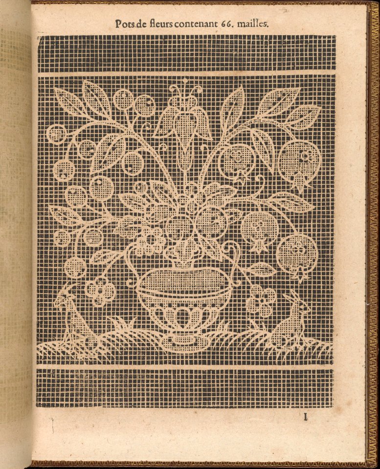 La Pratique de l'Aiguille, page 32 (recto) MET DP358185
