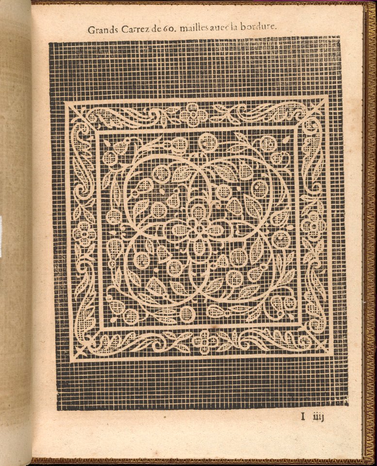 La Pratique de l'Aiguille, page 35 (recto) MET DP358188