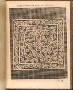 La Pratique de l'Aiguille, page 35 (recto) MET DP358188