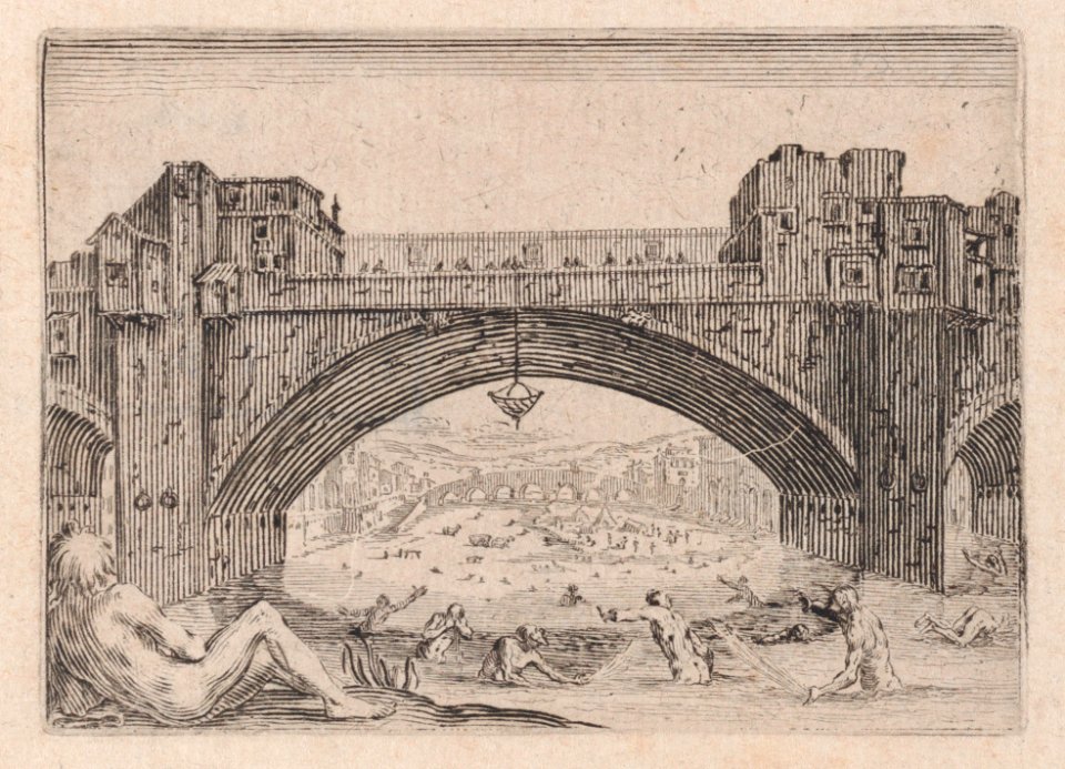 Le Ponte-Vecchio, a Florence (The Ponte-Vecchio, in Florence) Met DP890452