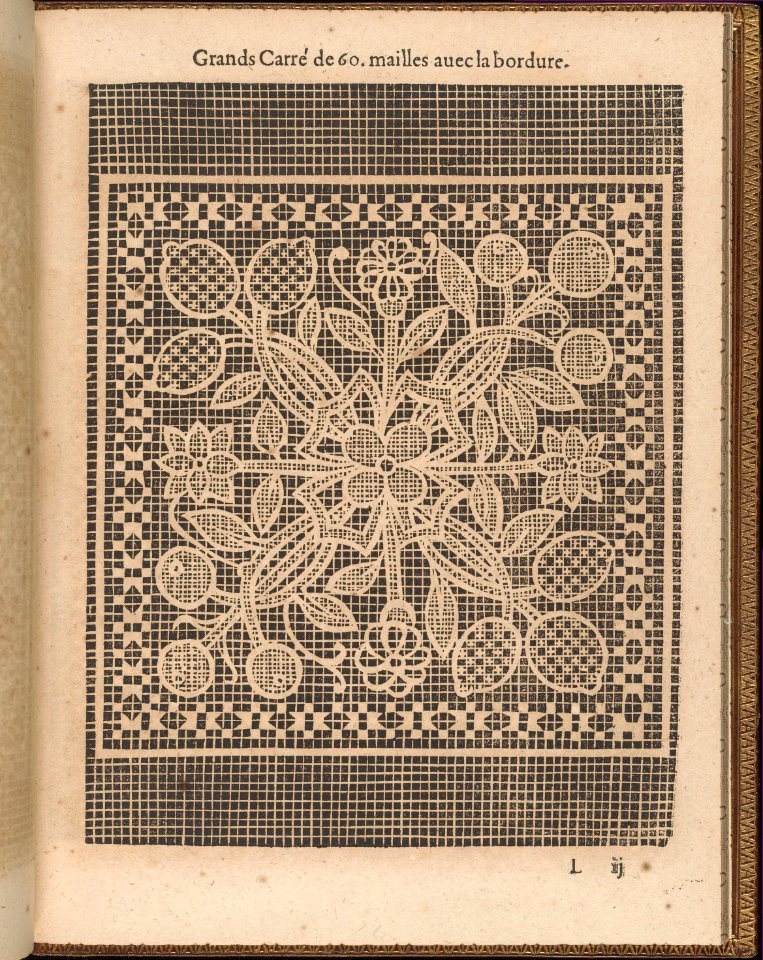 La Pratique de l'Aiguille, page 41 (recto) MET DP358194
