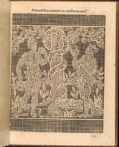 La Pratique de l'Aiguille, page 7 (recto) MET DP358160