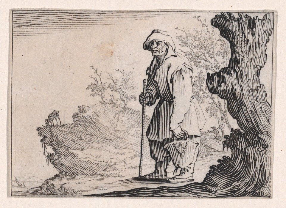 Le Paysan Portant son Sac (The Peasant Carrying his Sack), from Les Caprices Series A, The Florence Set MET DP874425
