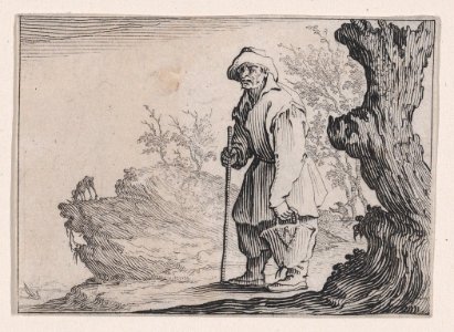 Le Paysan Portant son Sac (The Peasant Carrying his Sack), from Les Caprices Series A, The Florence Set MET DP874425