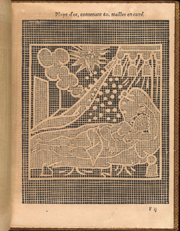 La Pratique de l'Aiguille, page 21 (recto) MET DP358175