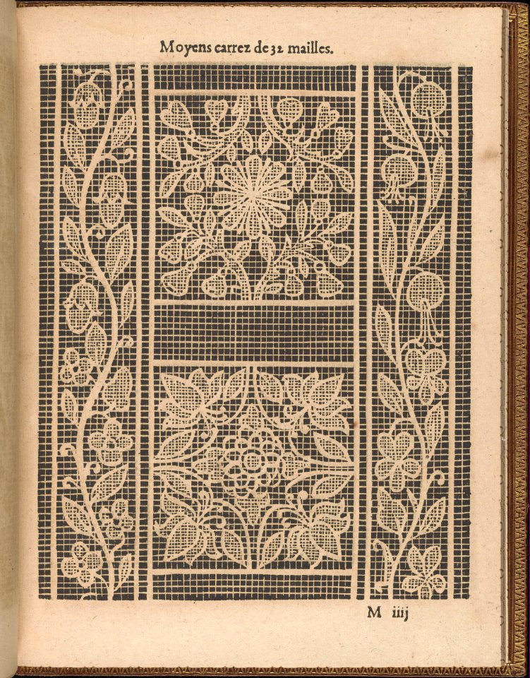La Pratique de l'Aiguille, page 47 (recto) MET DP358214