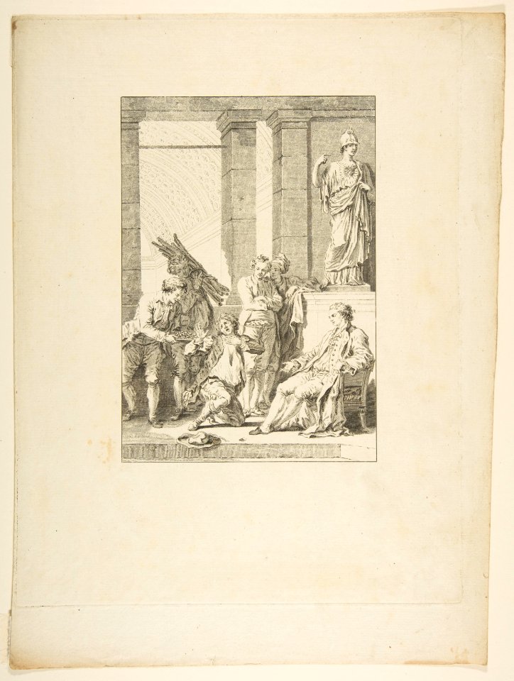 Le Paysan qui avait offense son Seigneur, from Contes et nouvelles en vers par Jean de La Fontaine. A Paris, de l'imprimerie de P. Didot, l'an III de la République, 1795 MET DP813947