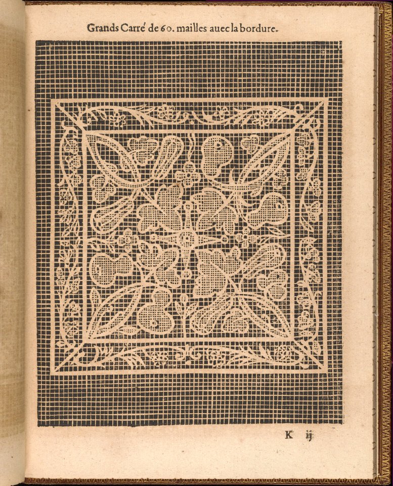 La Pratique de l'Aiguille, page 37 (recto) MET DP358190