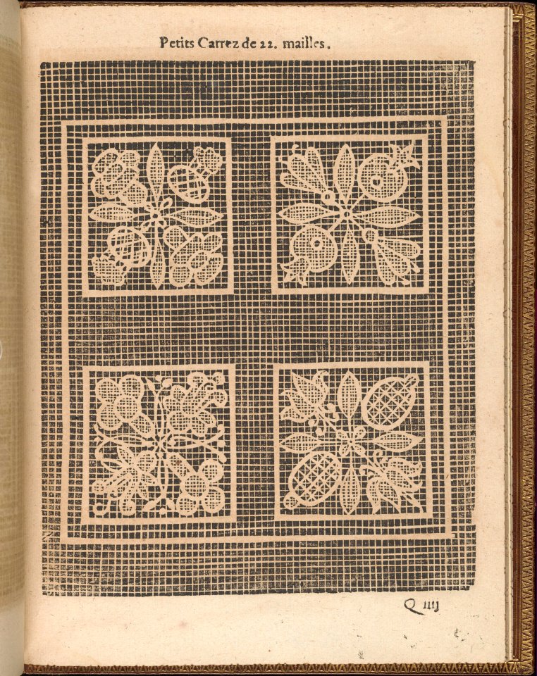 La Pratique de l'Aiguille, page 63 (recto) MET DP358237