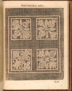 La Pratique de l'Aiguille, page 63 (recto) MET DP358237