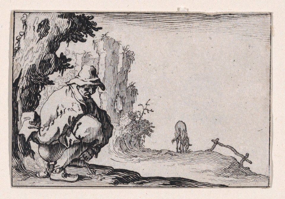 Le Paysan Accroupi (The Squatting Peasant), from Les Caprices Series A, The Florence Set MET DP874426