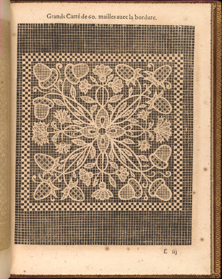 La Pratique de l'Aiguille, page 42 (recto) MET DP358195