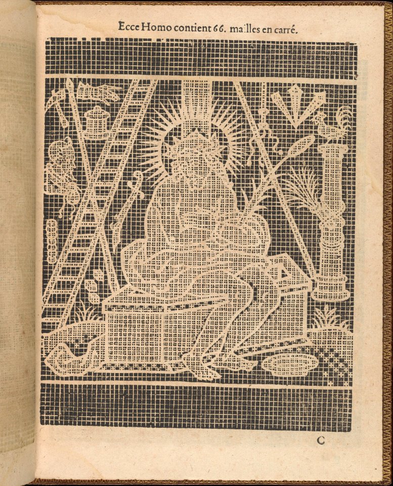 La Pratique de l'Aiguille, page 9 (recto) MET DP358162