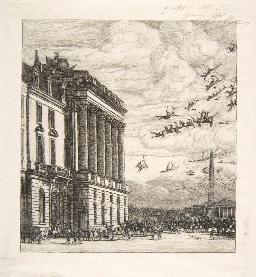 Le Ministère de la Marine (the Admiralty, Paris) MET DP813264