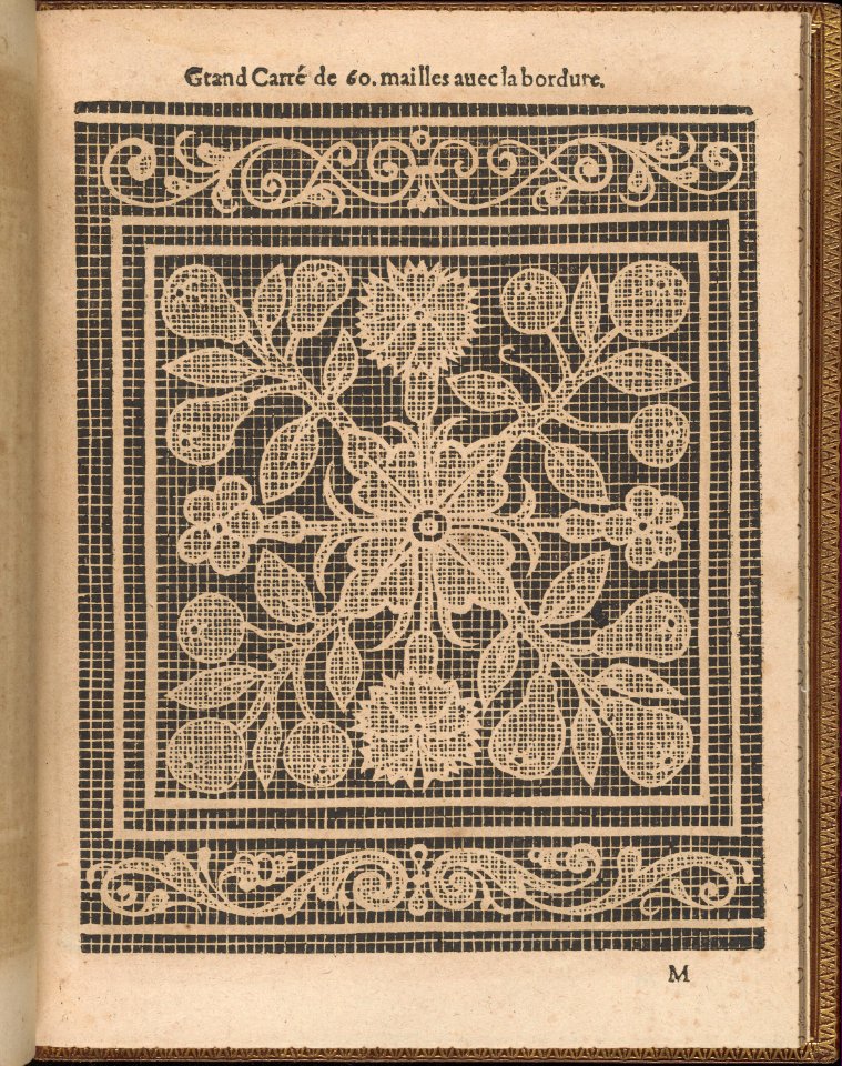 La Pratique de l'Aiguille, page 44 (recto) MET DP358197