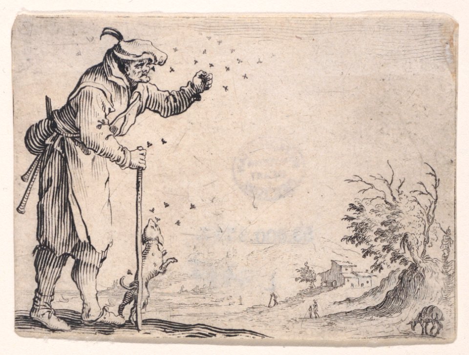 Le Paysan Assailli par les Abeilles (The Peasant Attacked by Bees) Met DP890425