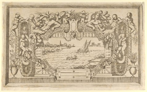 Landscape with Ornamental Frame MET DP855394