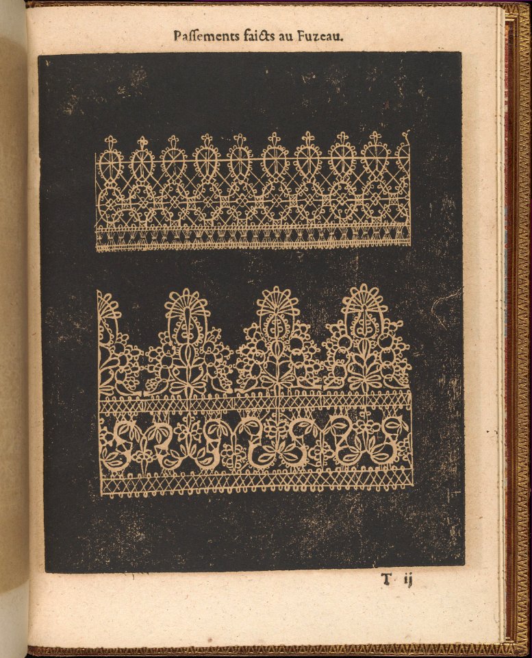 La Pratique de l'Aiguille, page 73 (recto) MET DP358247