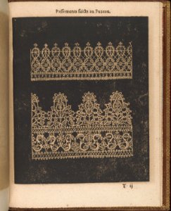 La Pratique de l'Aiguille, page 73 (recto) MET DP358247