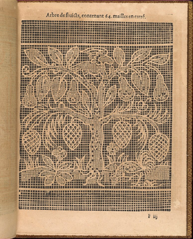 La Pratique de l'Aiguille, page 22 (recto) MET DP358176
