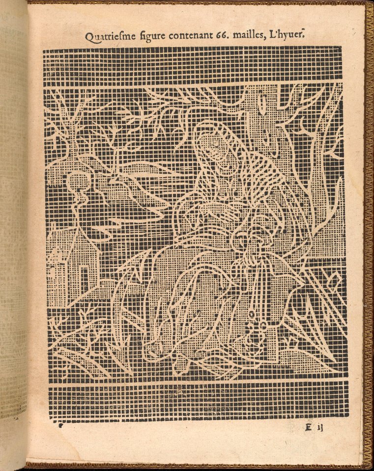La Pratique de l'Aiguille, page 17 (recto) MET DP358171