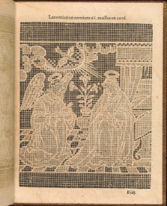 La Pratique de l'Aiguille, page 8 (recto) MET DP358161