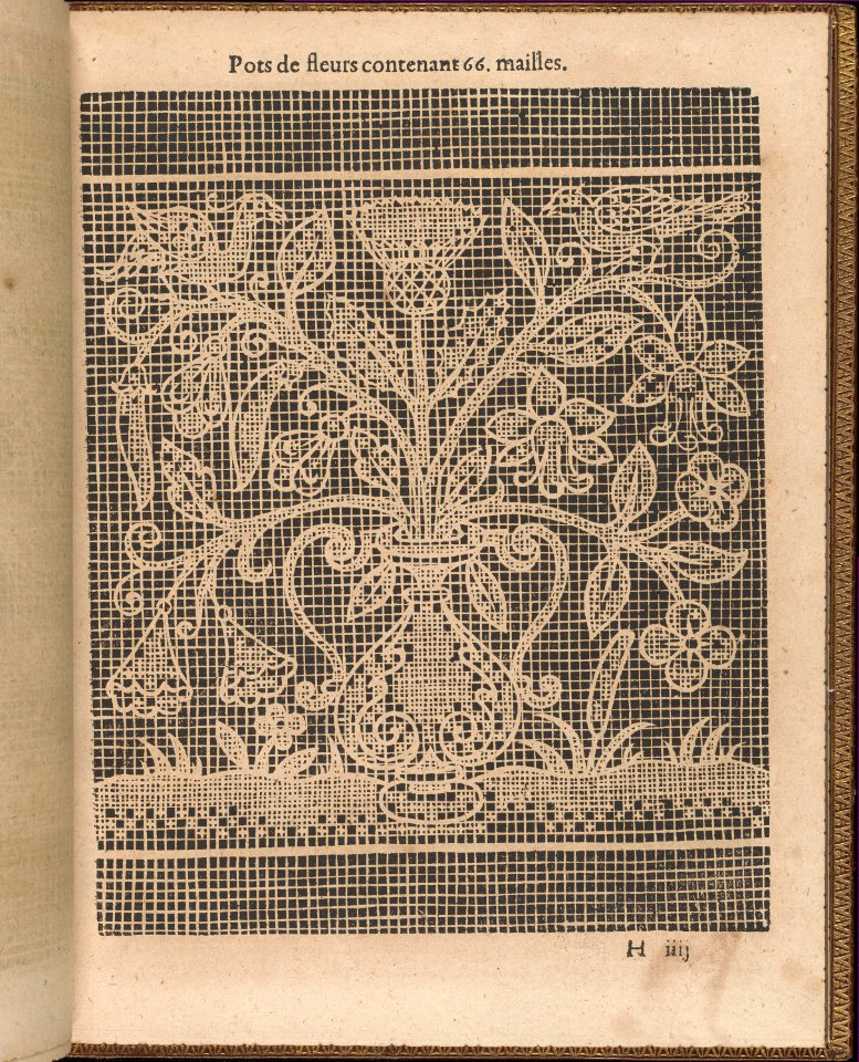 La Pratique de l'Aiguille, page 31 (recto) MET DP358184