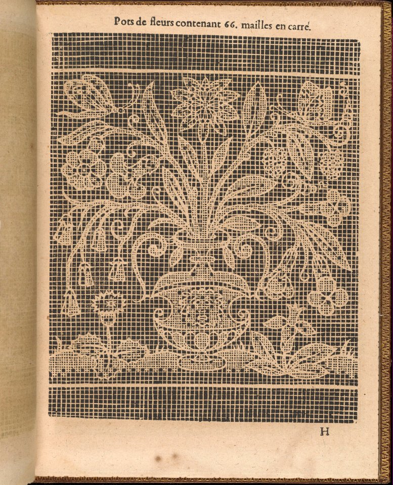 La Pratique de l'Aiguille, page 28 (recto) MET DP358181