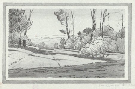 Landscape sketch MET DP876008