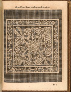 La Pratique de l'Aiguille, page 45 (recto) MET DP358198