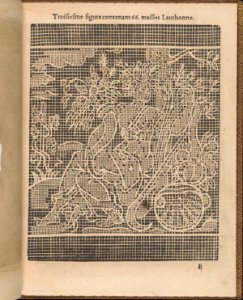 La Pratique de l'Aiguille, page 16 (recto) MET DP358170