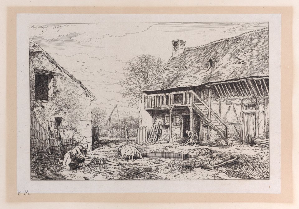 Landscape of a Peasant's Yard Met DP886953
