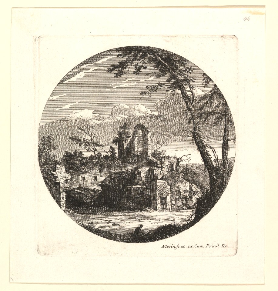 Les Ruines au Fond MET DP819854