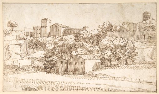 Landscape Study- Surburbs of Rome MET DP810080